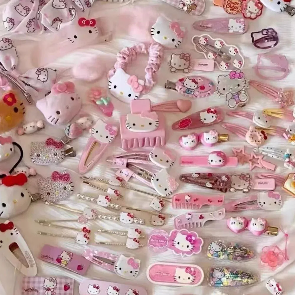 Conjunto de pinzas para el cabello Y2K para mujer y niña, accesorios para el cabello de color rosa, Clip de borde sin costuras, horquilla de belleza dulce, pinzas para el cabello a la moda, 10-50 Uds.