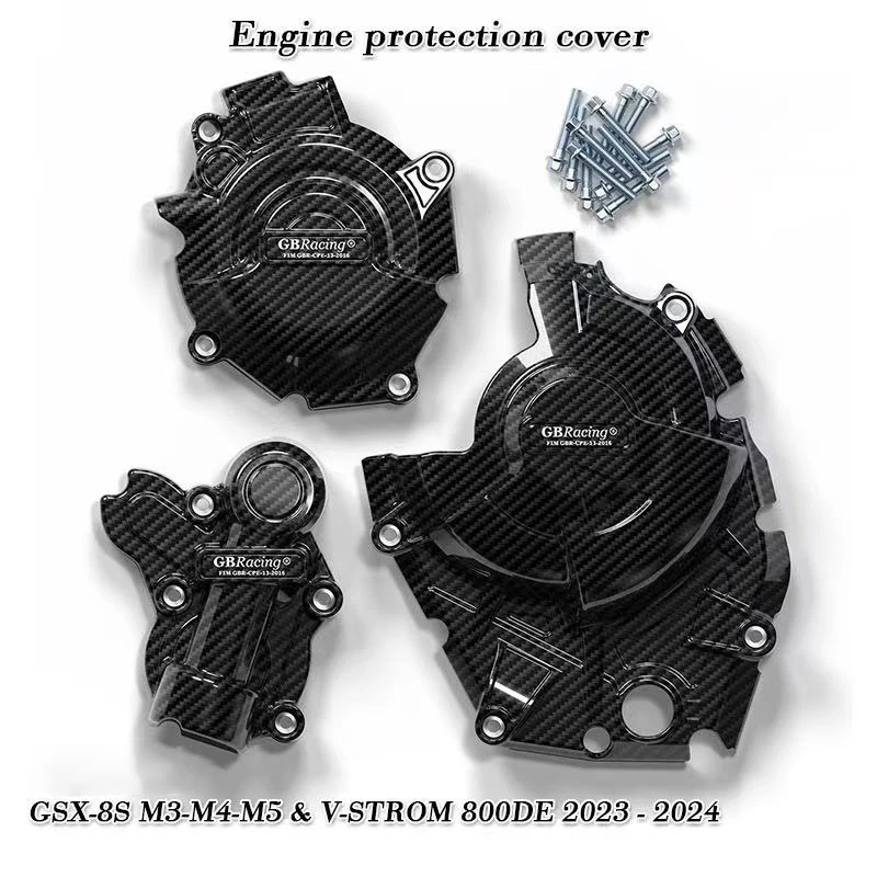 

GB Racing Engine Protect Cover GSX-8S GSX-8R V-STROM 800DE 2023 For SUZUKI Motorcycle Alternator Clutch Protection Cover