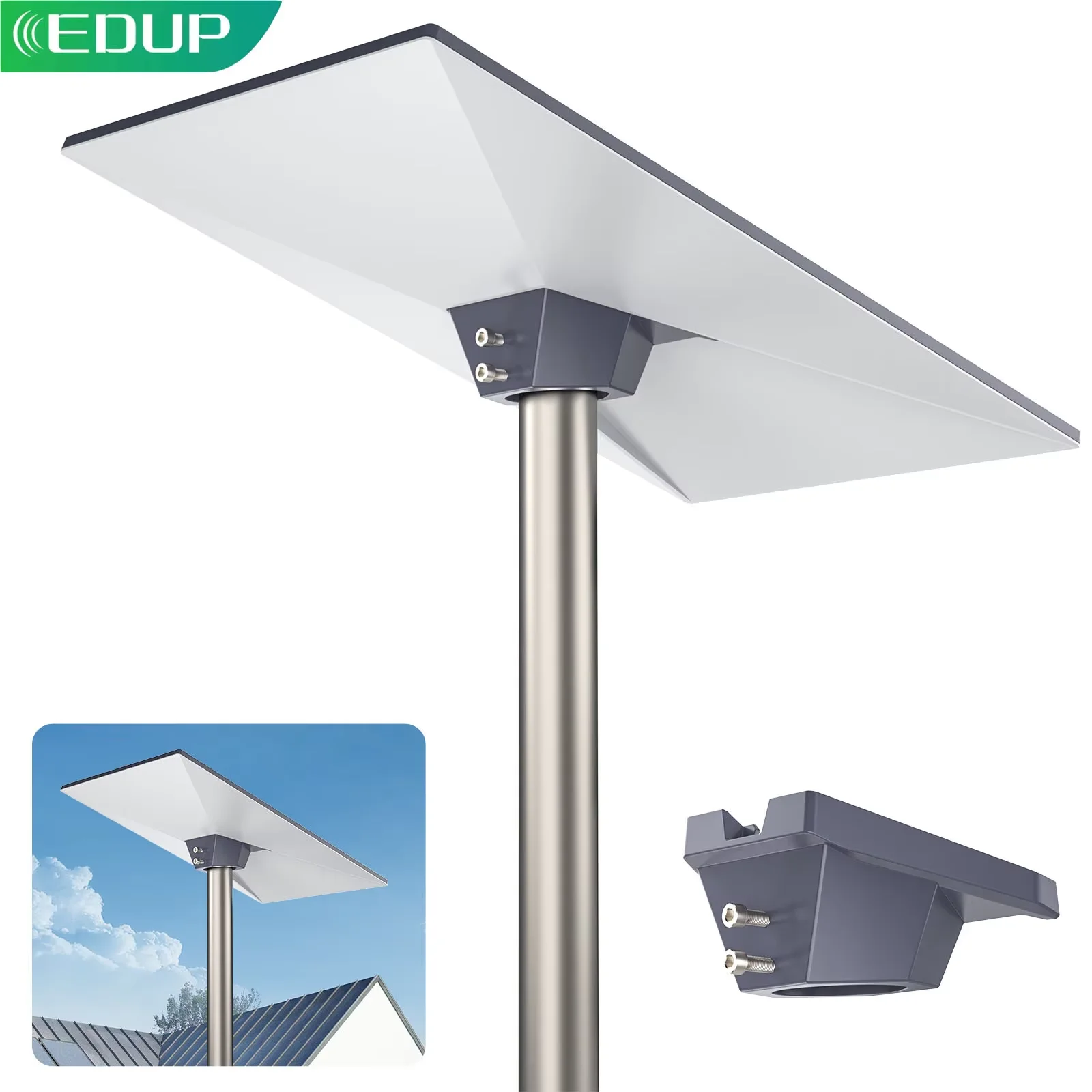 

EDUP SK0093 Standard Pipe Adapter Compatible With Starlink Gen3 Enterprise V4 Dishy High Stability Premium Material