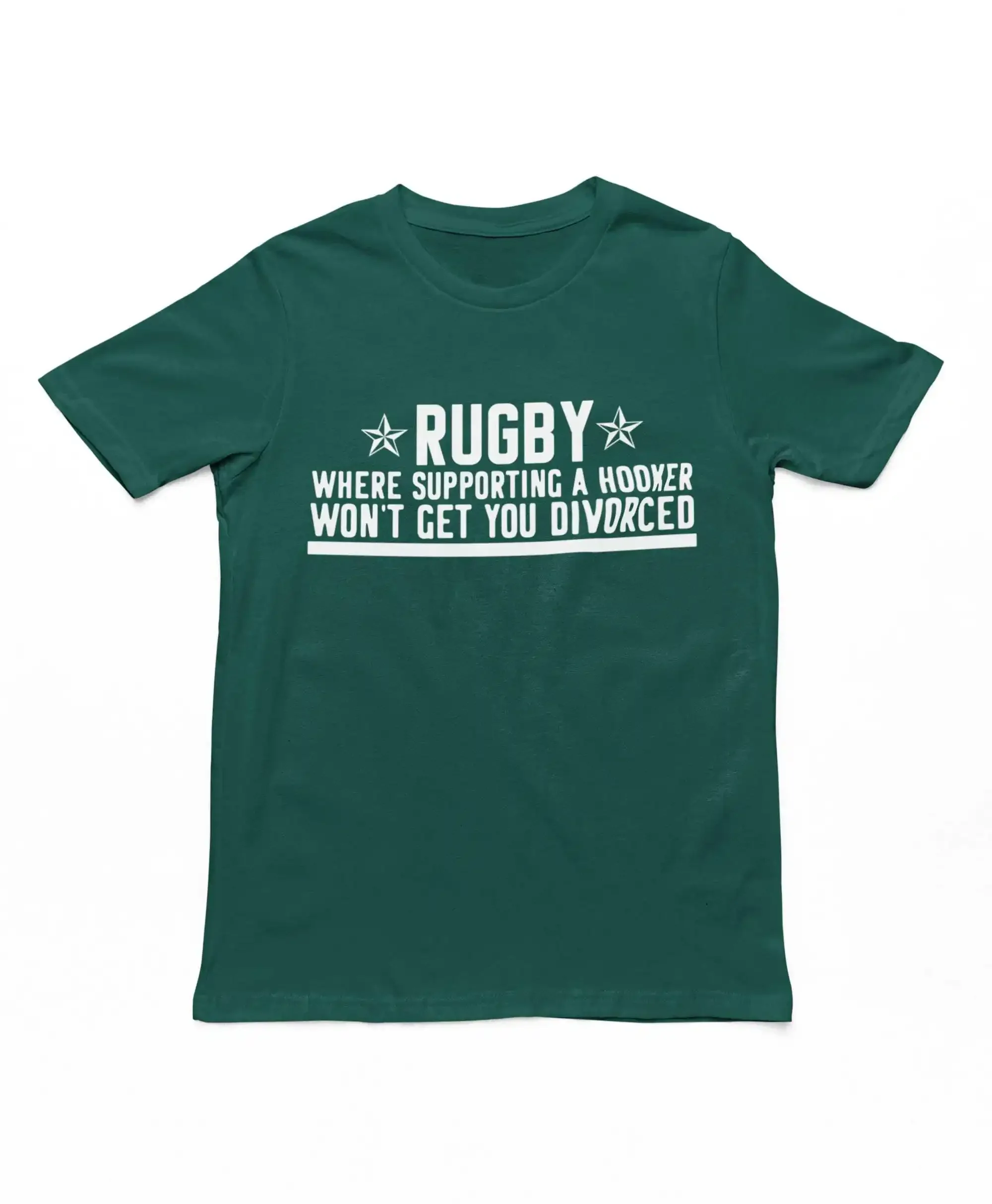 

Rugby Where Supporting a Hooker Adults T Shirt Funny Men s Top Lover Cotton