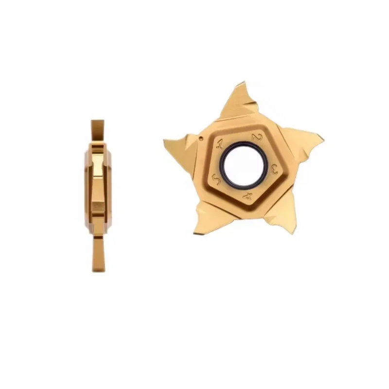 BEGUNTOOL PENTA24N 1.5/2.0/3.0mm Pentagram Overlord Cut Clot    Insert PCHR Series HRC35 Hardness CNC Lathe OEM
