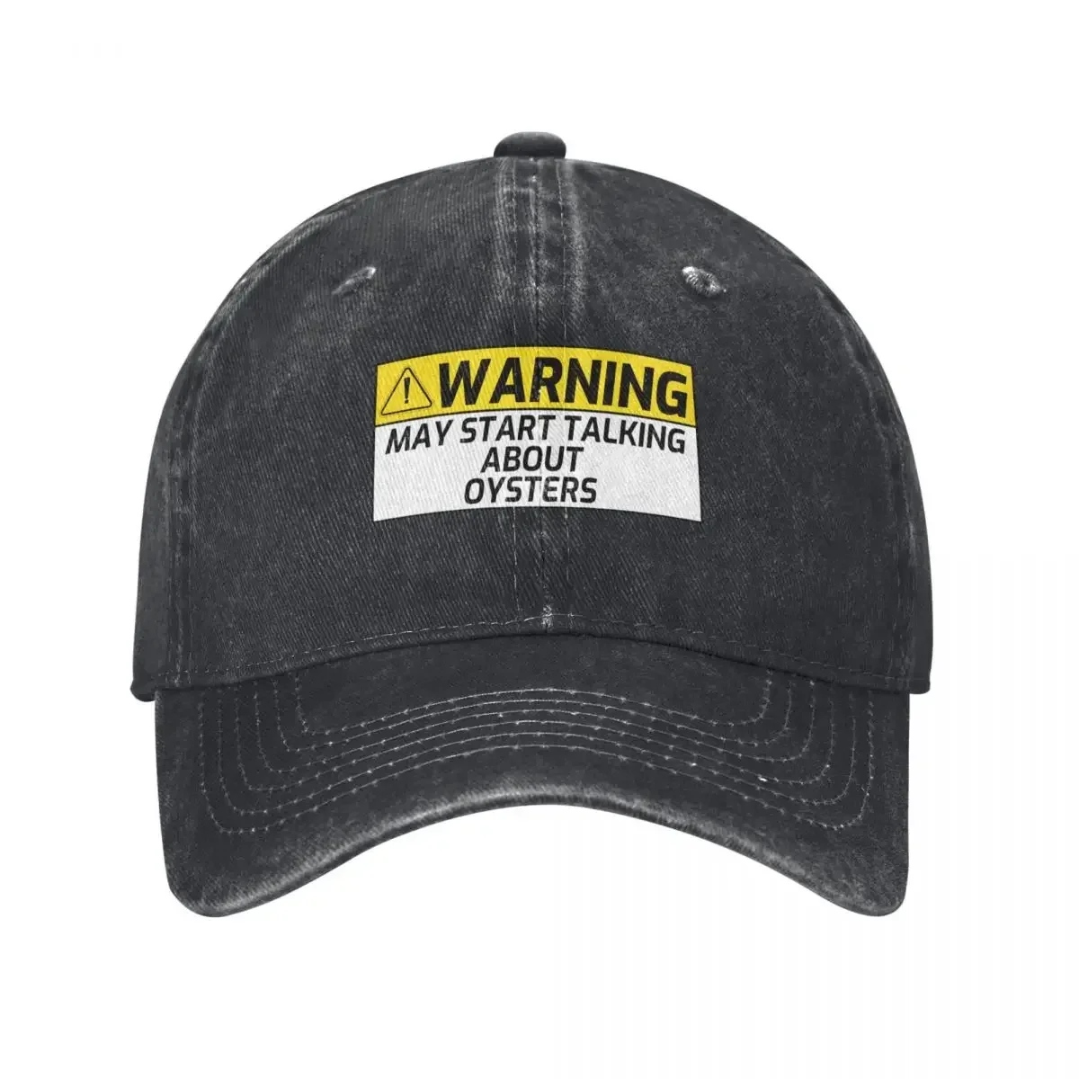 Warning May Spontaneously Start Talking About Oysters Baseball Cap Luxury Cap Ball Cap For Man Women's