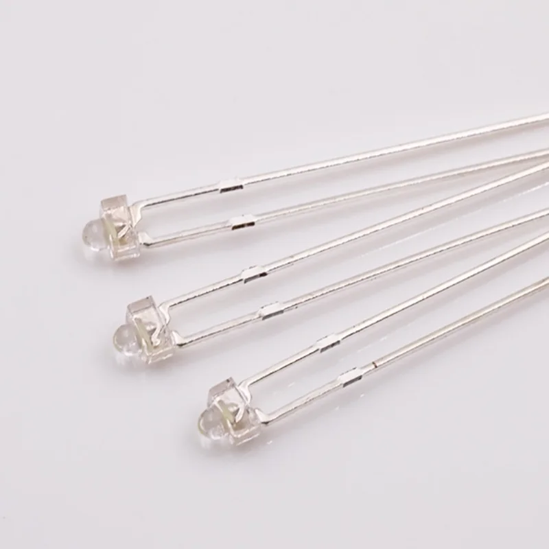 1.8 مللي متر فراشة صغيرة شفافة في خط LED خرزة مصباح قدم طويلة أحمر أصفر أزرق أخضر أبيض وردي أرجواني ضوء تسليط الضوء على إنديكا