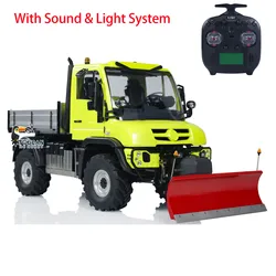 1/10 U423 4X4 Hydrauliczny zdalnie sterowany samochód gąsienicowy RC Off-road Dumper Snow Blade Malowana i zmontowana zabawka samochodowa TH23794