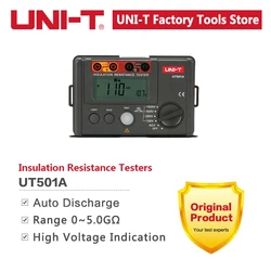 UNI-T UT501A Digital Insulation Resistance Tester AC 30 600V Earth Ground Resistance Voltage Measure