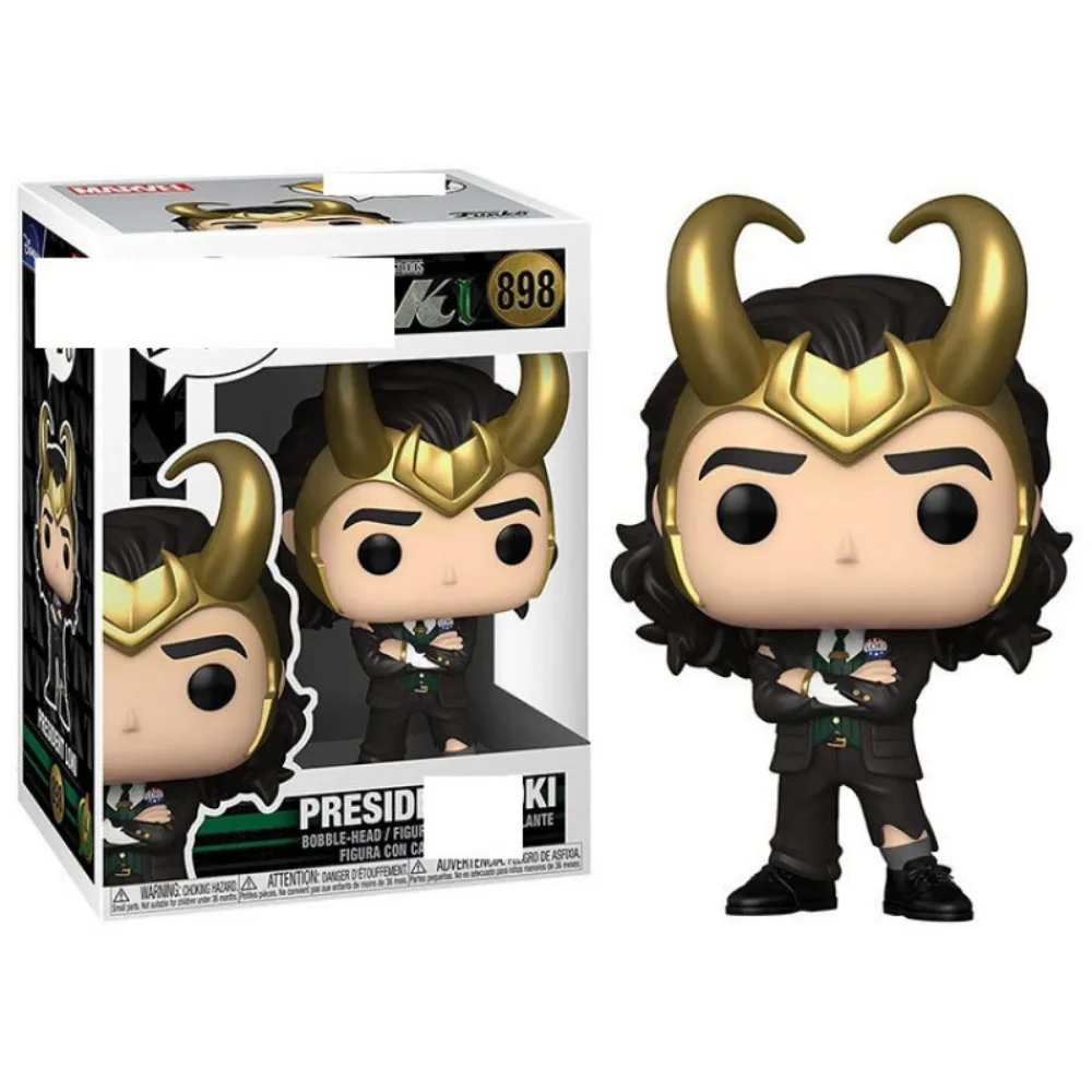 Funko Pop-Figurines d'action Marvel, personnages célèbres et populaires, Loki beau, modèle mignon, jouet pour enfants, cadeau d'anniversaire, The Avengers