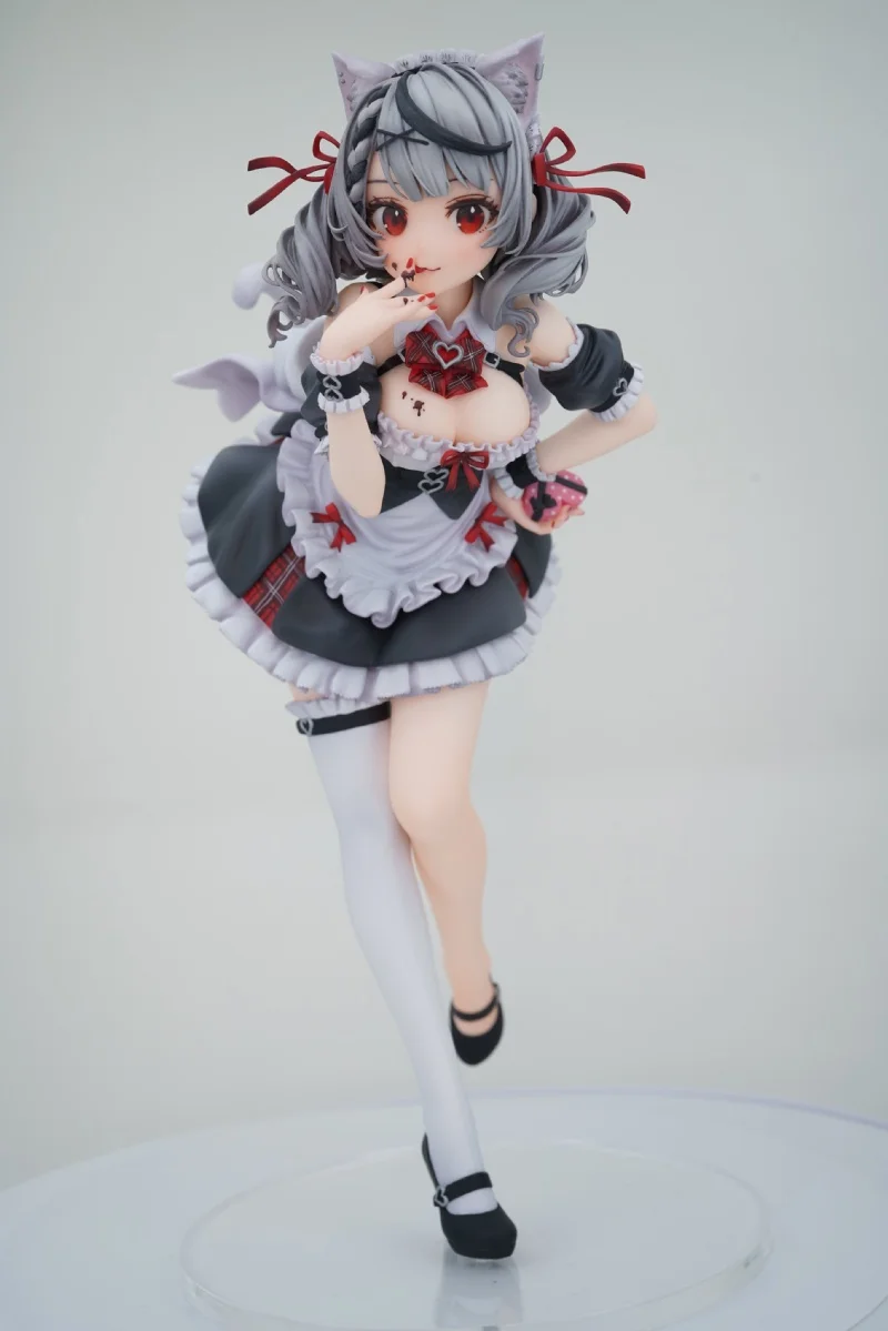 

Anime hololive Sakamata Chloe Figures kawaii resin GK DIY manual White assembly Model Statue Toys doll Collection Gifts