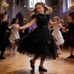 Carnival Easter Disguise Dress Up Children Halloween Cosplay Costume For Kids Fancy Princess Floral Evening Party Prom Ball Gown