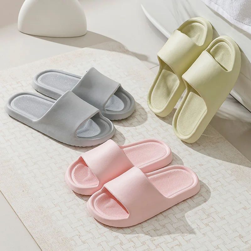 Women EVA Sofe Shoes Summer Beach Seaside Slides Bathroom Anti Slip Slipper Soft Sandals Fashion Ultra Light Shoe