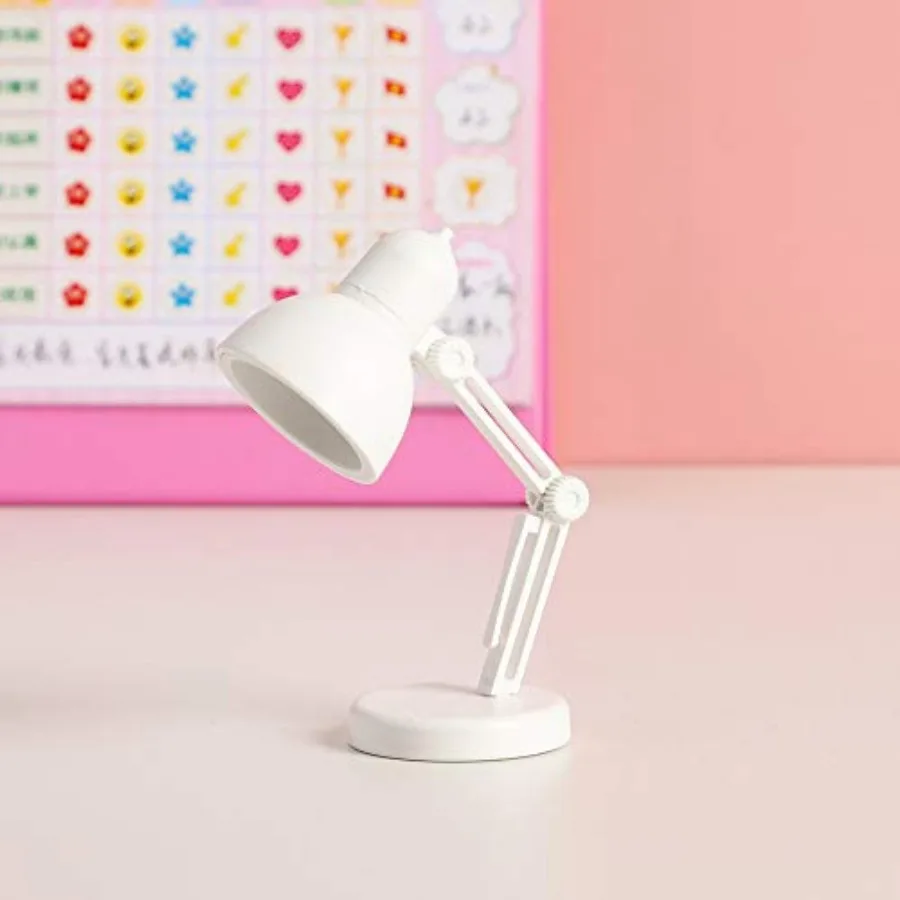 

2 Pack LED Mini Table Lamp Fold-able Night Reading Book Lamps for Home Room Computer Night Lights Eye Protections, for Night St