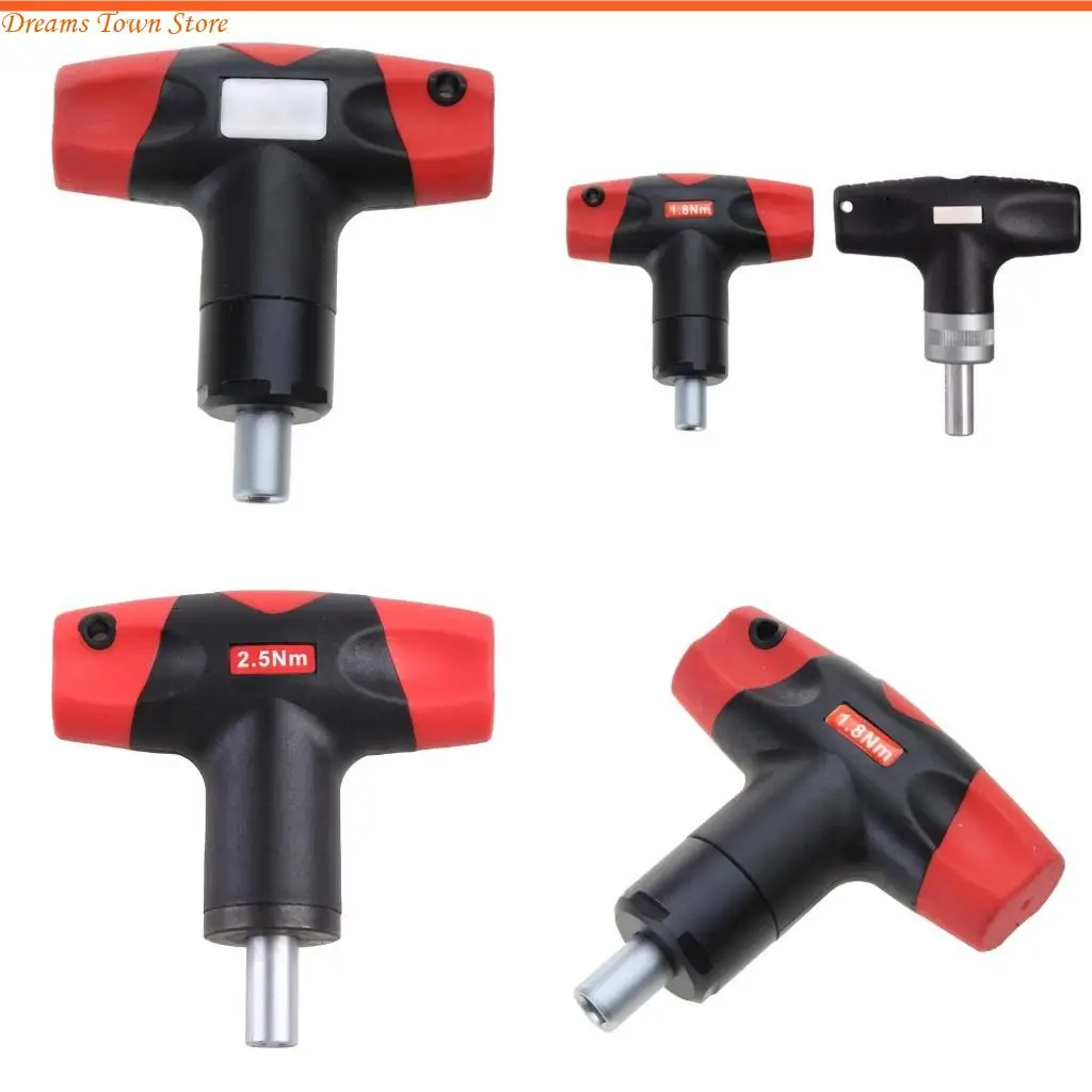 

HX6A Professional T-Handle предустановлен инструмент для гаечного ключа 1,8 нм/2,5 нм для стандартных 1/4 "шестигранных битов,