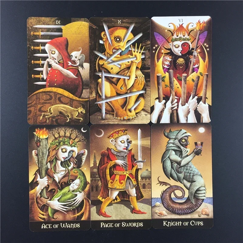 New English Board Game Deviant Moon Tarot Cards English Version For Family Party Table Deck Games Entertainment Board games