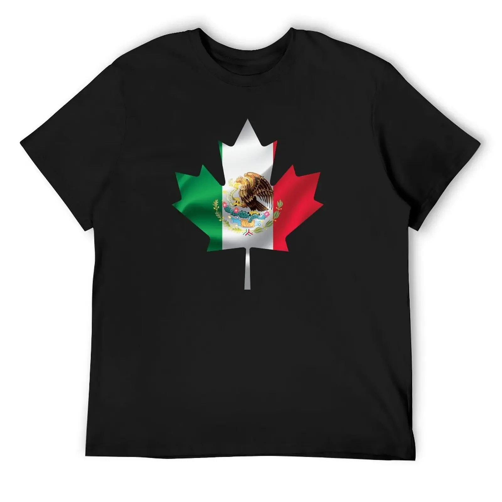 Mexican Canadian Pride Flag T-Shirt anime figures Blouse funny t shirts men