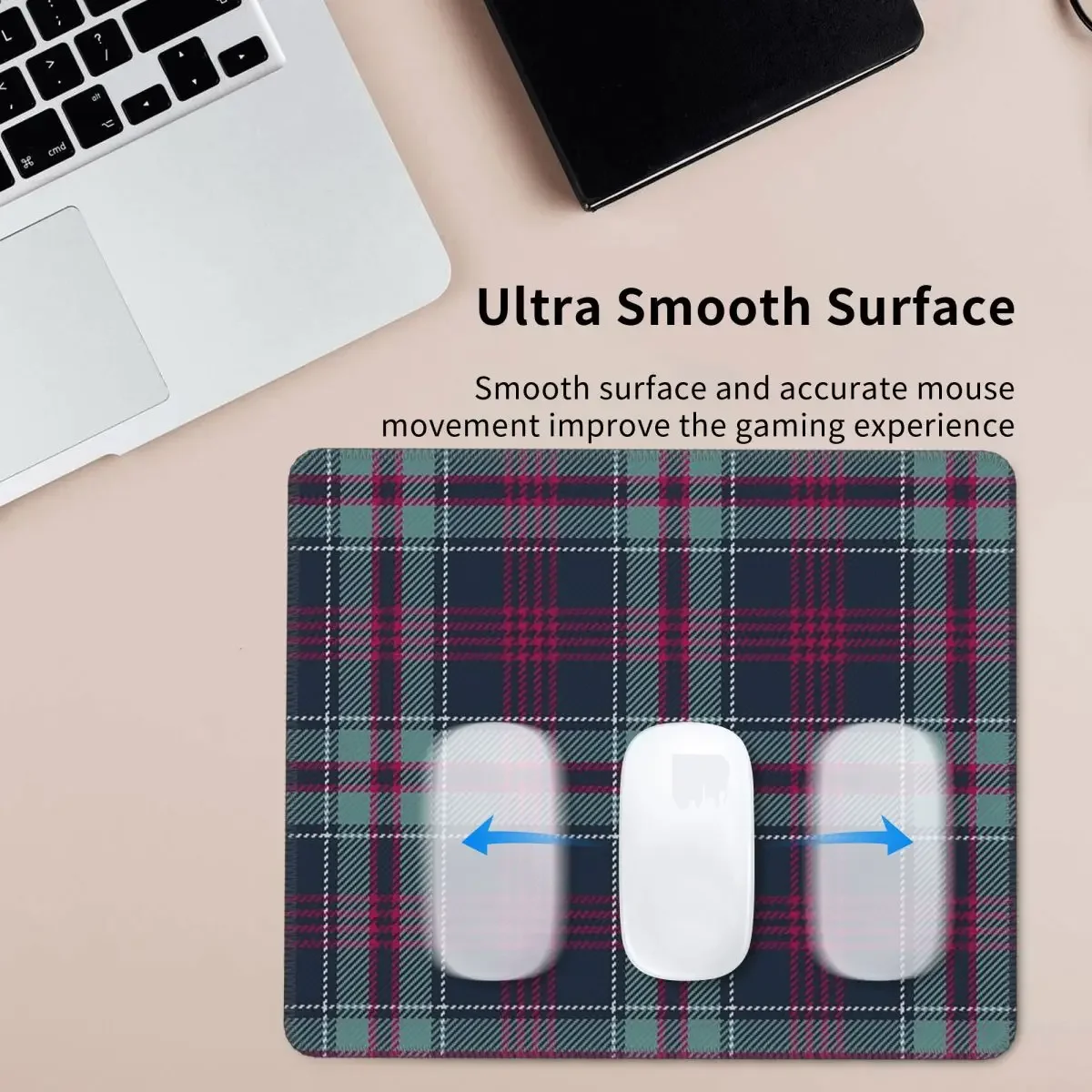 

GTi Tartan Mouse Pad Computer Keyboard Mouse Mat Gaming PC Desk Mat Office Table Mats