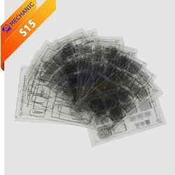 Green Oil Network MECHANIC S15 BAG Solder Mask Repair Stencils For The Solder Mask ink Green Oil Mesh Standard File Welding