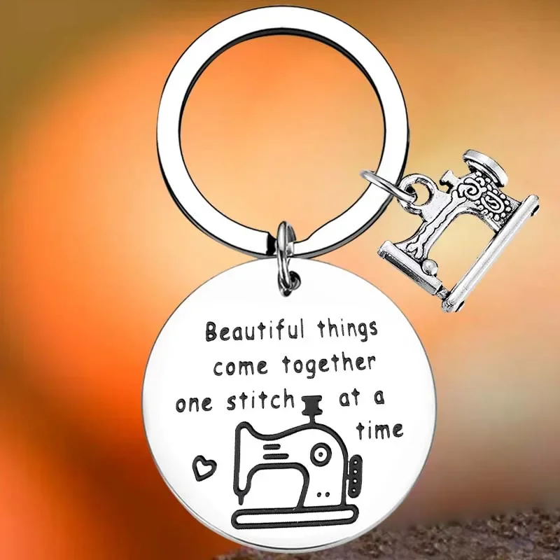 

Горячая швейная машина, брелок для ключей, кольцо для любителей шитья, подарки, брелок для ключей, кулон, кравчик, подарок