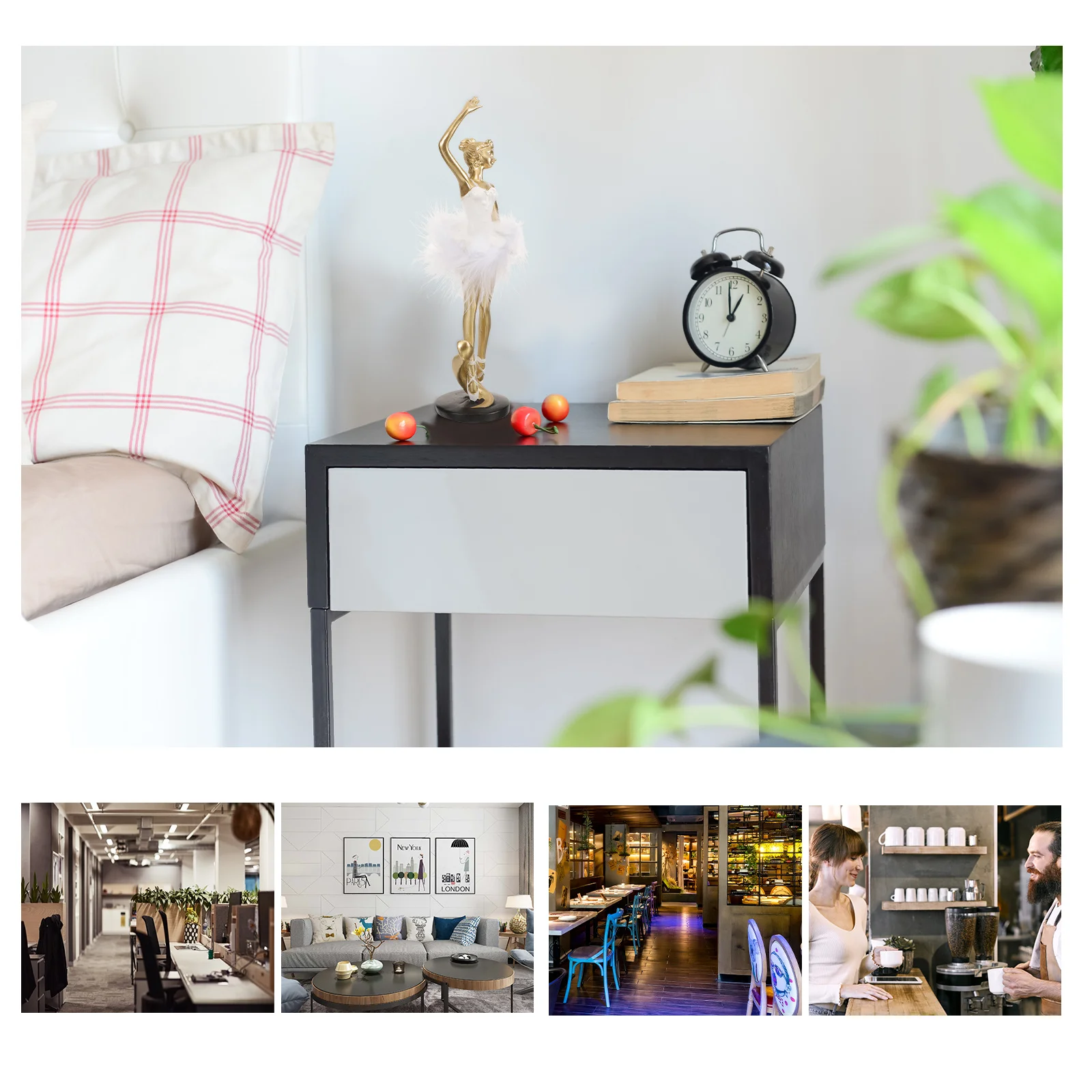 

Resin Ballet Statue Lovely Dancing Decor Home Desktop Ornament Creative Birthday Party Gift Car Interior Decor