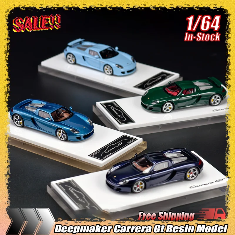 

В наличии: Коллекционная статическая модель автомобиля Deepmaker 1:64 Porsche Carrera GT из смолы для автолюбителей, коллекционеров, подарки