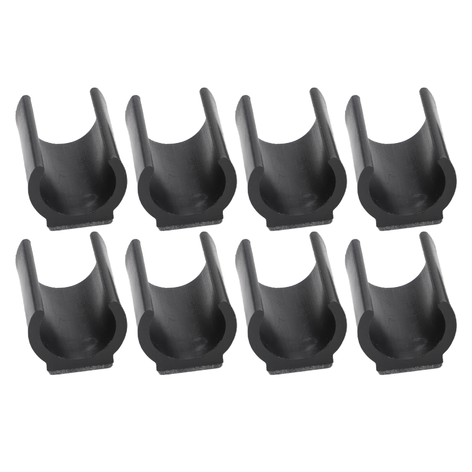 8 Pack of U Shaped Foot Pads 25mm to Protect Floors from Scratches While Providing Stability and Reducing Noise