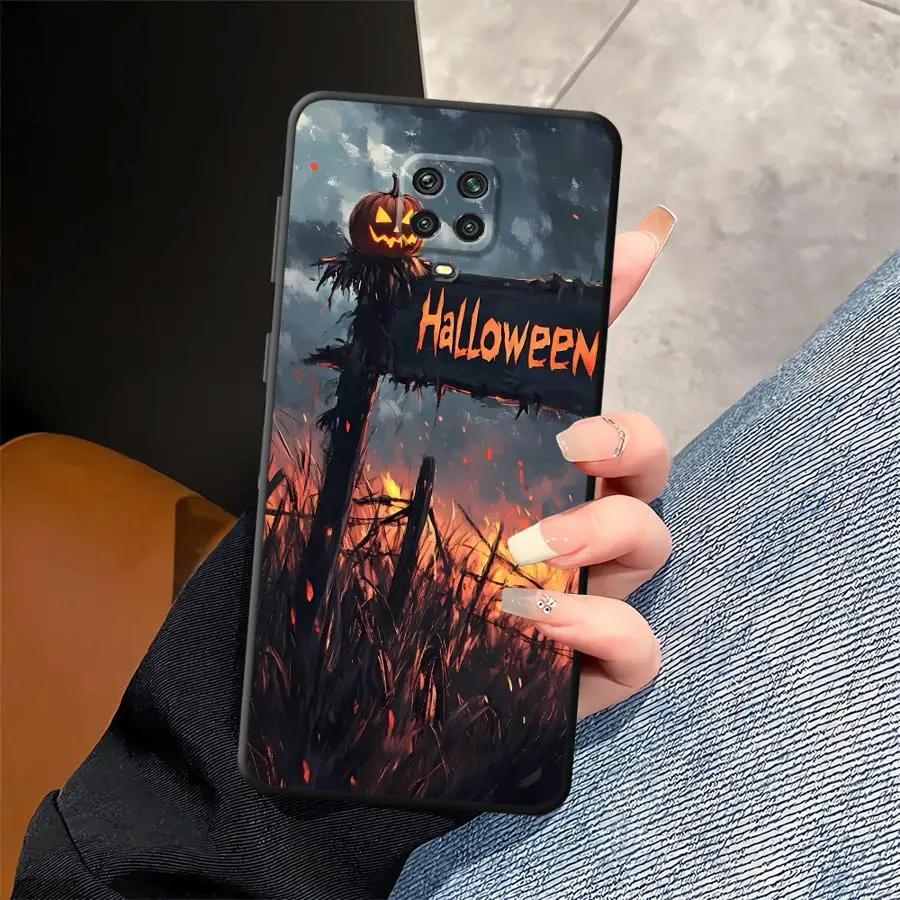 حافظة لهاتف Xiaomi Redmi Note 10S 10 9 8 Pro 9s 12S 11 13 12 Pro Plus 11S غطاء خلفي ناعم أشباح الهالوين الوحشية