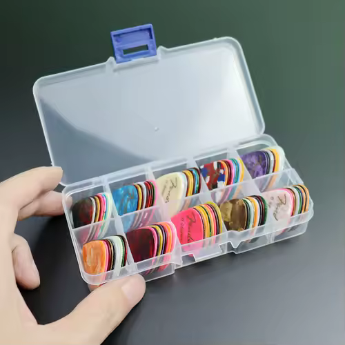 20&50&100 Pcs Acoustic Electric Guitar Picks Plectrum Celluloid Guitar Picks Accessories with Box Thickness 0.46mm-0.96mm - Image 20