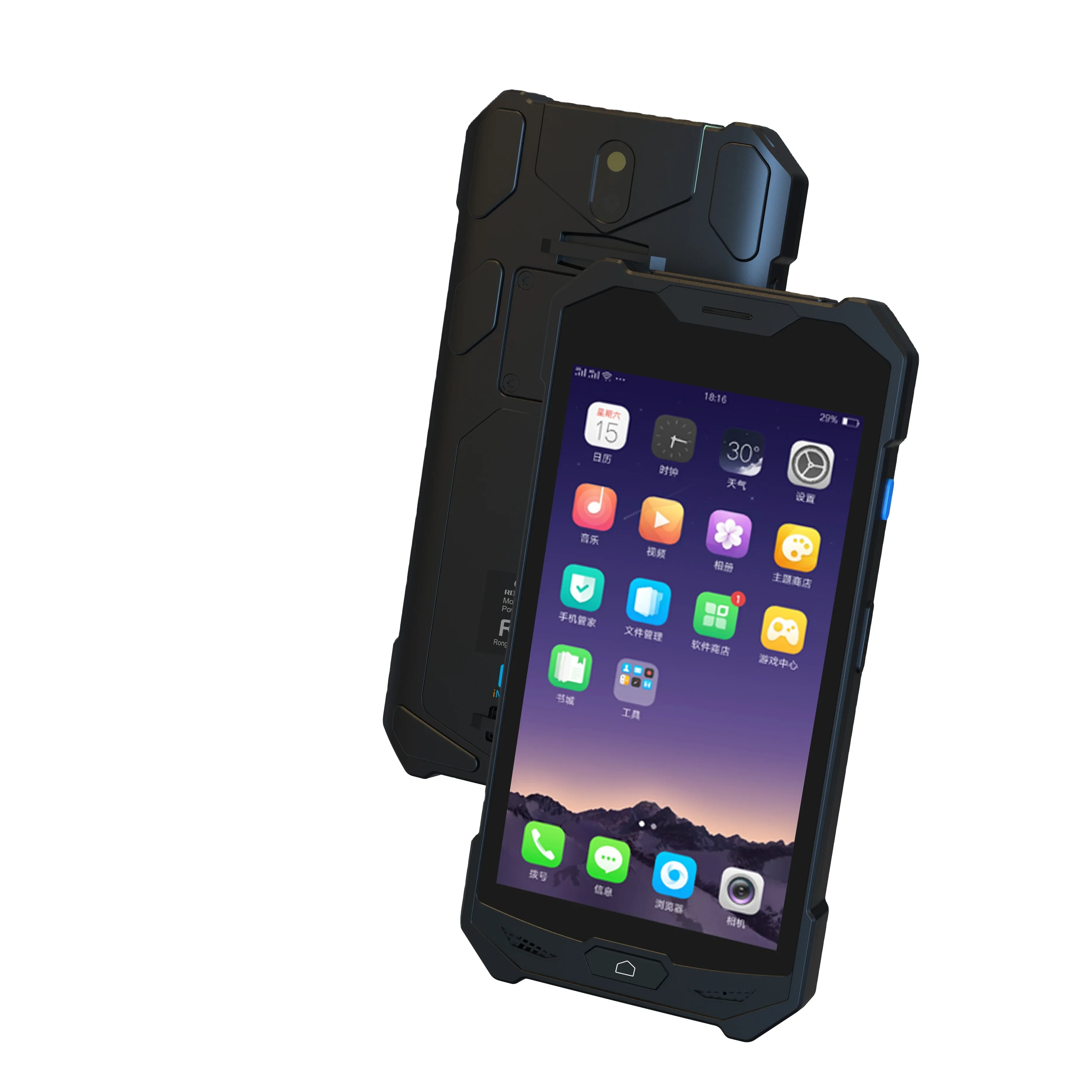 ماسح الباركود المحمول Android11 صناعة الكمبيوتر المحمول المساعد الشخصي الرقمي 2D 32G ROM 3G RAM ثماني النواة 2.0 جيجا هرتز 4G NFC WIFI Bt Wifi IMachine