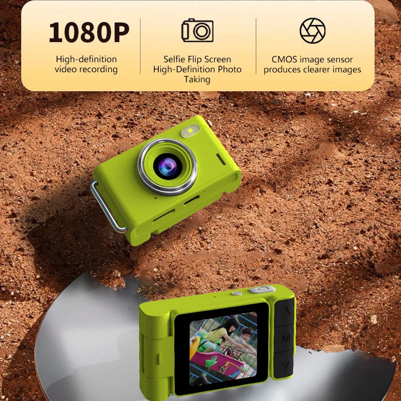 

800w High-Definition Digital Camera Student Party Mini Camera Ccd Flip Cover Beauty Selfie Camera Campus Camera New