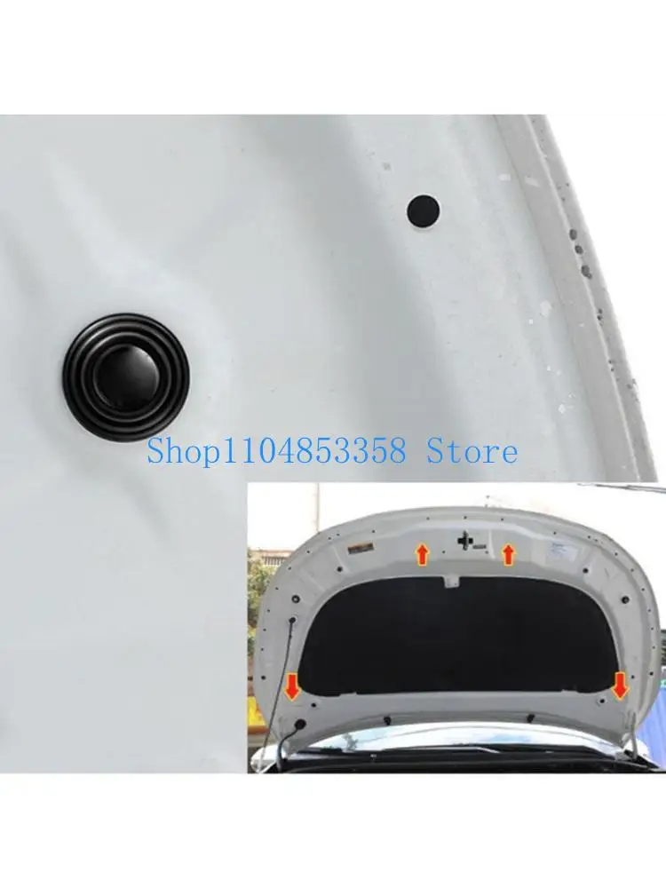 652F Car Door Absorber Shock Absorbing Gasket Universal Car Door Shock Stickers for Reduce Vibration Noise