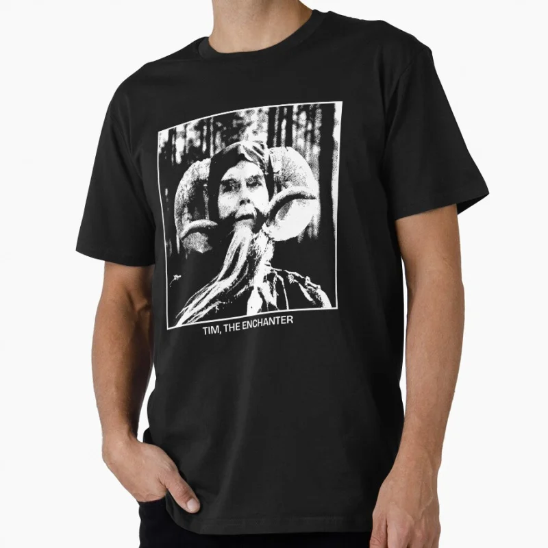 Tim The Enchanter 80s British comedy Monty Python Funny Gift T shirt for men Large size Tops 100% cotton printed clothes