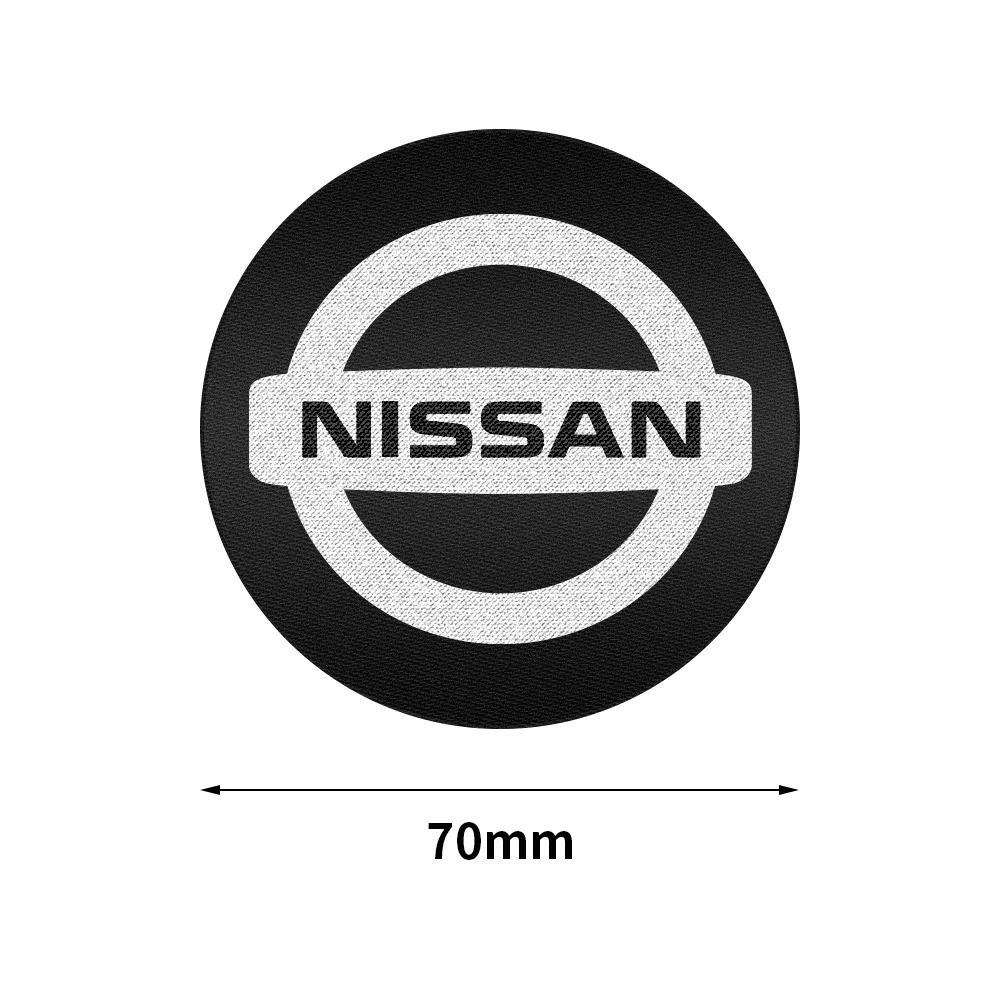 2PCS Car Coaster Cup Holder Non-slip Mat Interior For Nissan X-trail Qashqai Note Juke Sentra Patrol Navara Micra Almera Tiida