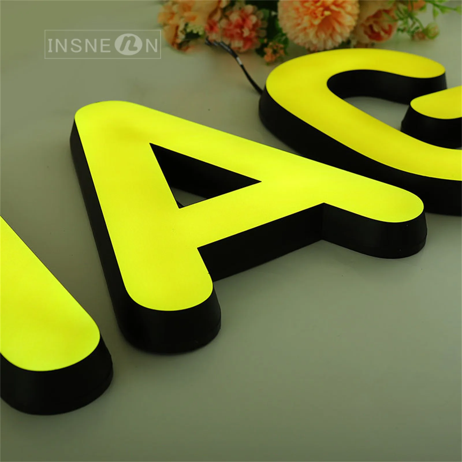 Acrylic Custom 3d LED Sign Waterproof FrontLit Outdoor Company Office Store Shop Restaurant Illuminated Led Signage