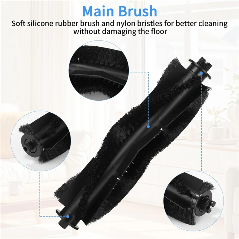 Accessory Set For Tikom G8000/G8000 Pro, For Honiture G20/G20 Pro, For Laresar Evol 3 Robot Vacuum Cleaner A62X