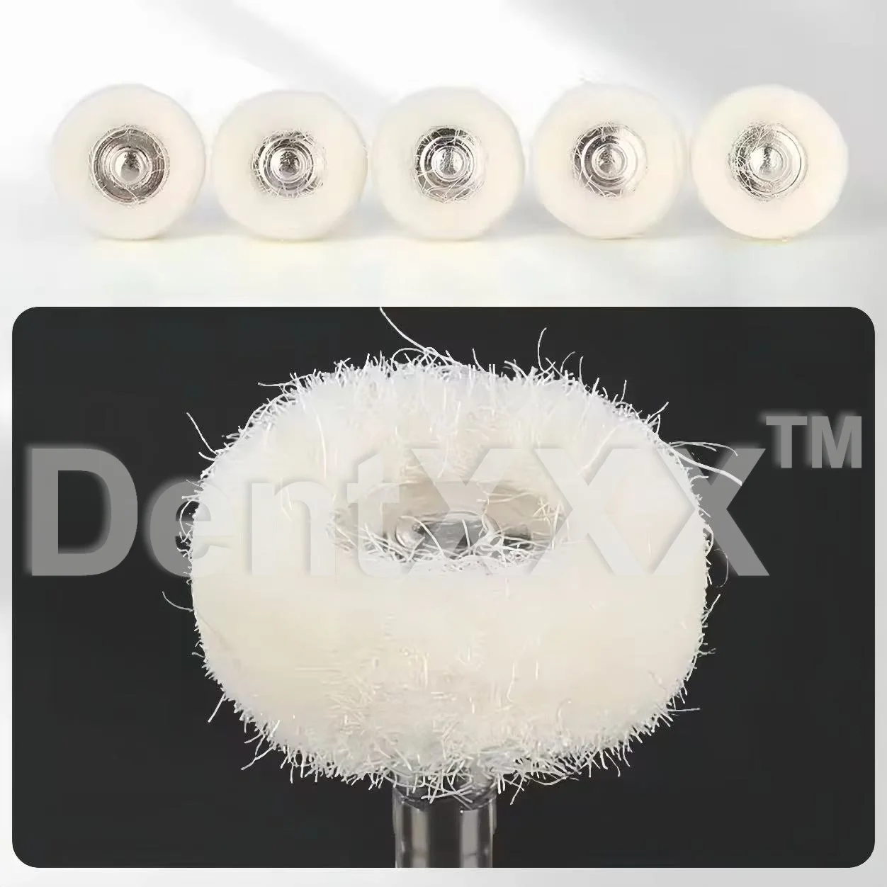 Diamond Rubber Polisher Kit Polishing Wheels 2.35mm Shank Polishing Tools