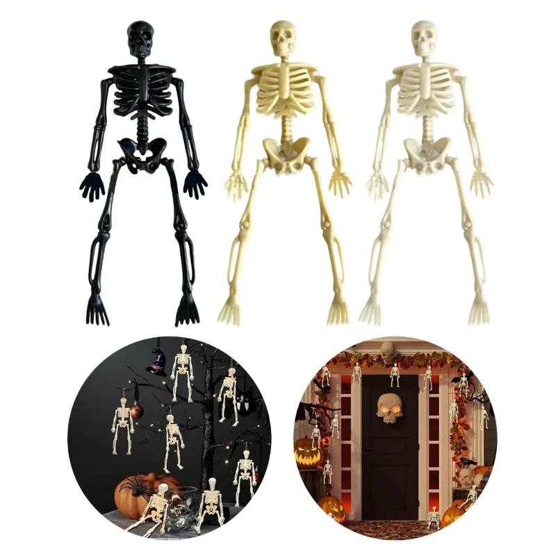 Set of 10 Halloween Skeleton Decorations Halloween Skeleton Figures For Eerie Home Decors And Party Accessories