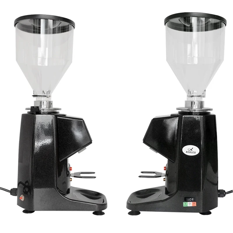 電気コーヒーグラインダー 60 ミリメートル円錐バリグラインダーブローホッパー 200 ワットコーヒー豆粉砕機コーヒーミラー