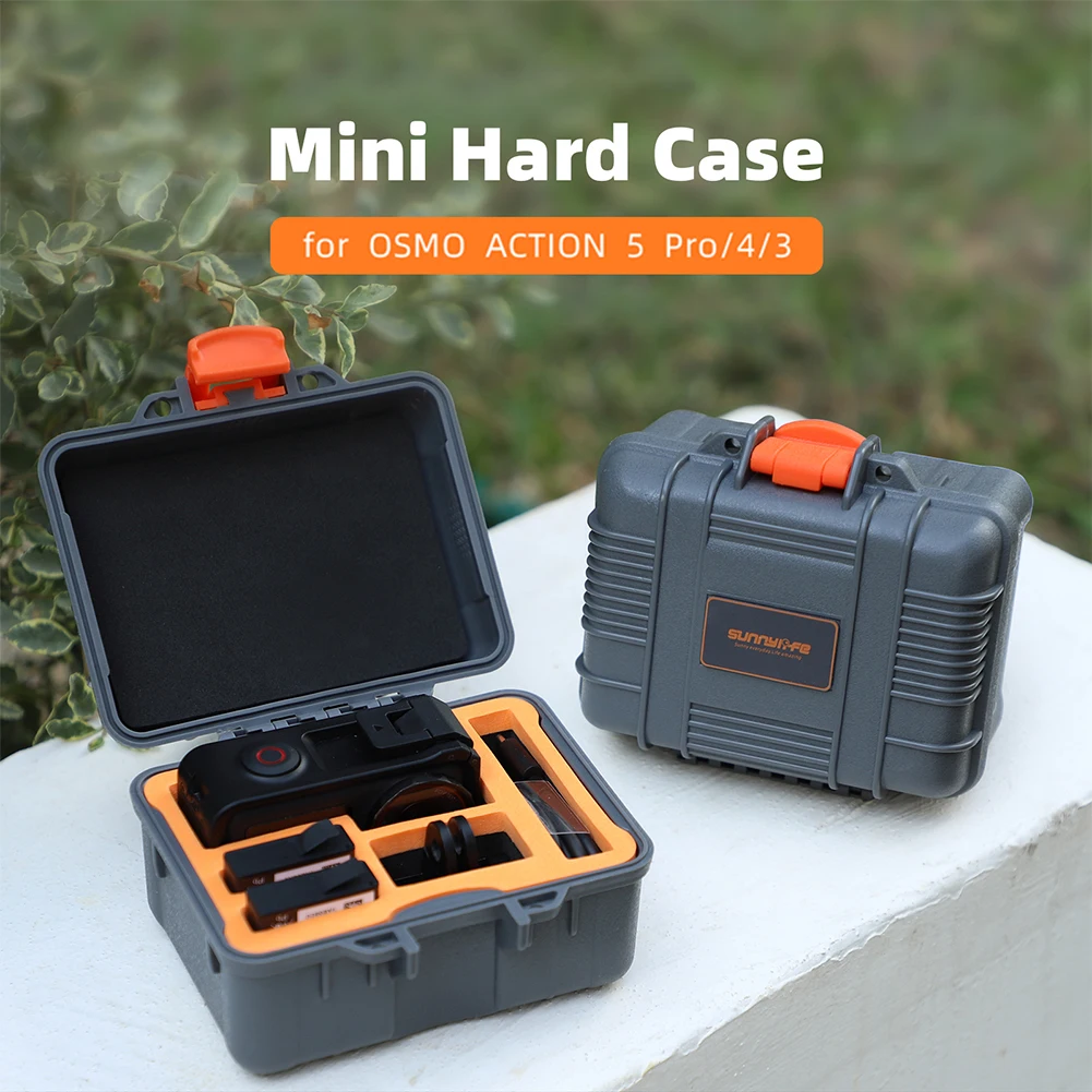 กล่องเก็บของขนาดเล็กกันน้ำแบบพกพากล่องป้องกันความปลอดภัยสำหรับดีไอ ออสโม แอคชั่น 5 โปร/4/3 อุปกรณ์เสริม