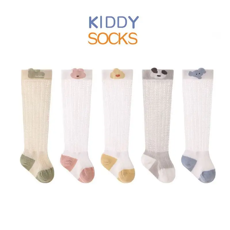 

0-3 Year Summer Ultra-thin Mosquito-proof Socks Baby Girl Knee Sock Cute Newborn Thigh-high Socks Loose Strangling Leg Stockings