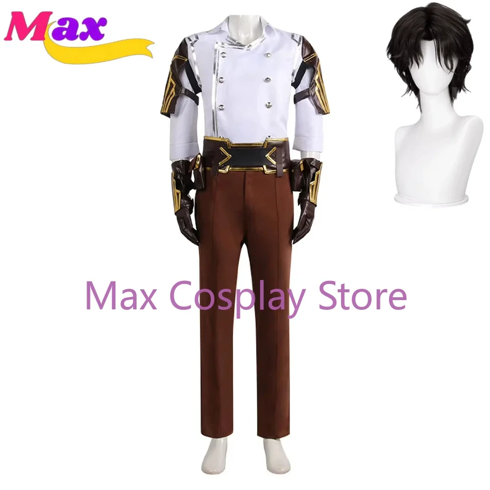 

wby2 Disguise Arcane Jayce Cosplay Gloves Clothing Game TV 2 Roleplay Men Roleplay Outfits Role Play Fancy Dress Up Party Cloth