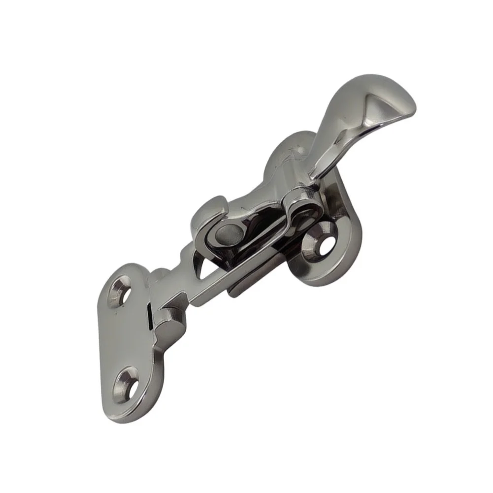 Marine Locker Boat Shackle Accessory 316 Stainless Steel Deck Lock For Hatch Hinged Seat Row Sail Skiff Heavy-Duty Hardware