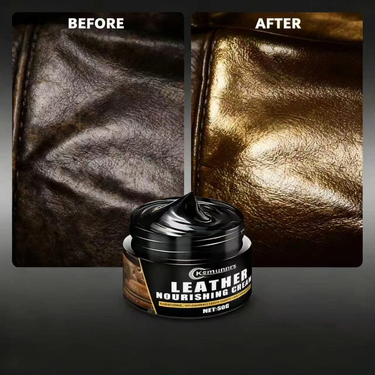 Ksmunnrs 50G レザー栄養クリーム:3in1カラー - Upholstery Leather Work のレビューと価格
