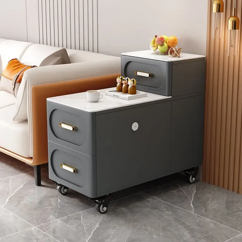 

-For Coffee Table Living Room Center Tea Desk Sofa Side Table Storage Shelf Corner Stand Creative Fashion A817634&