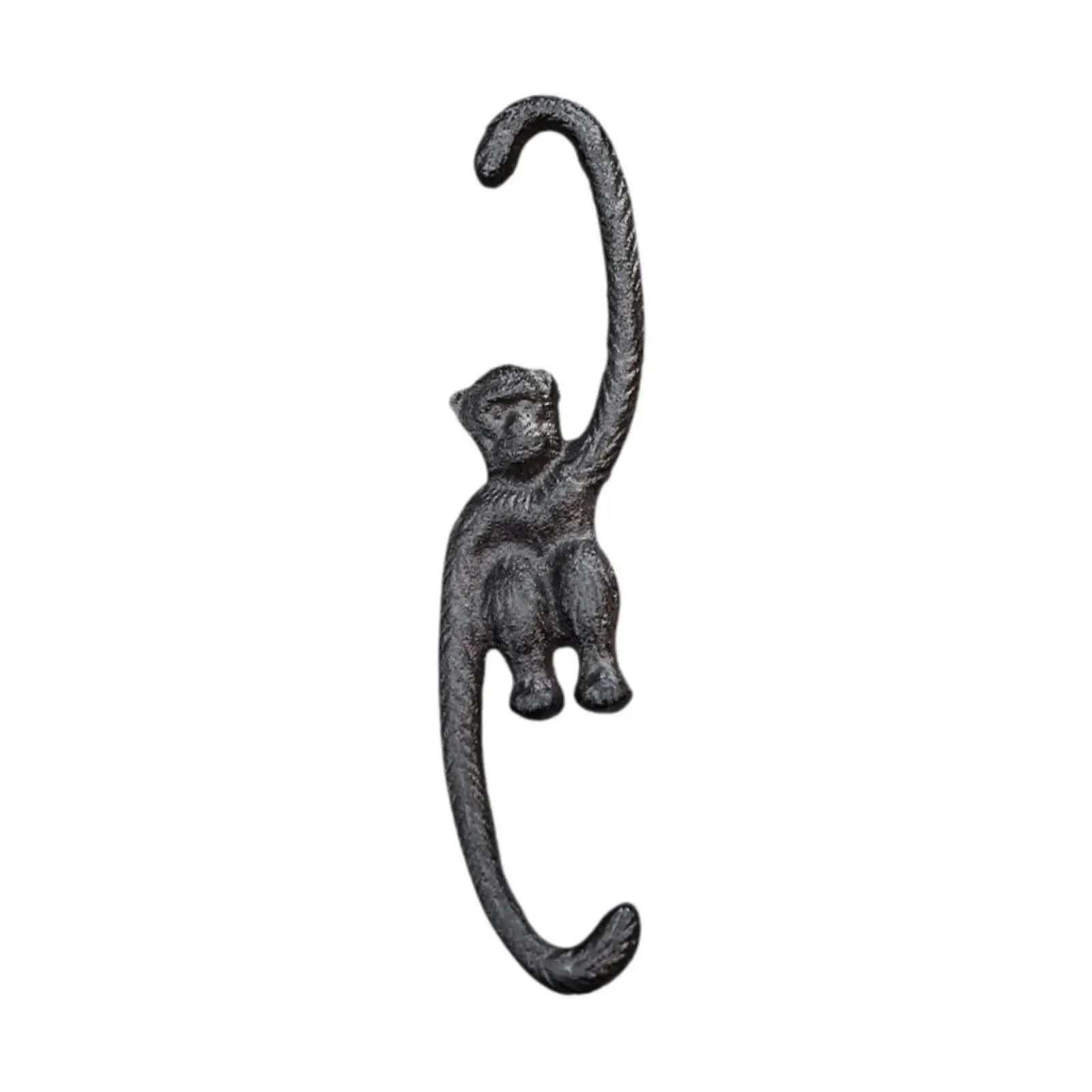 Metal S Style Monkey Hook Decorative Plant Hanger Iron Hanging Bracket for Indoor Outdoor Home Garden Planter Flower Basket