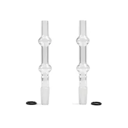 Replacement Balloon Glass Straw with O Ring adapter for Extreme q Accessories 2pcs