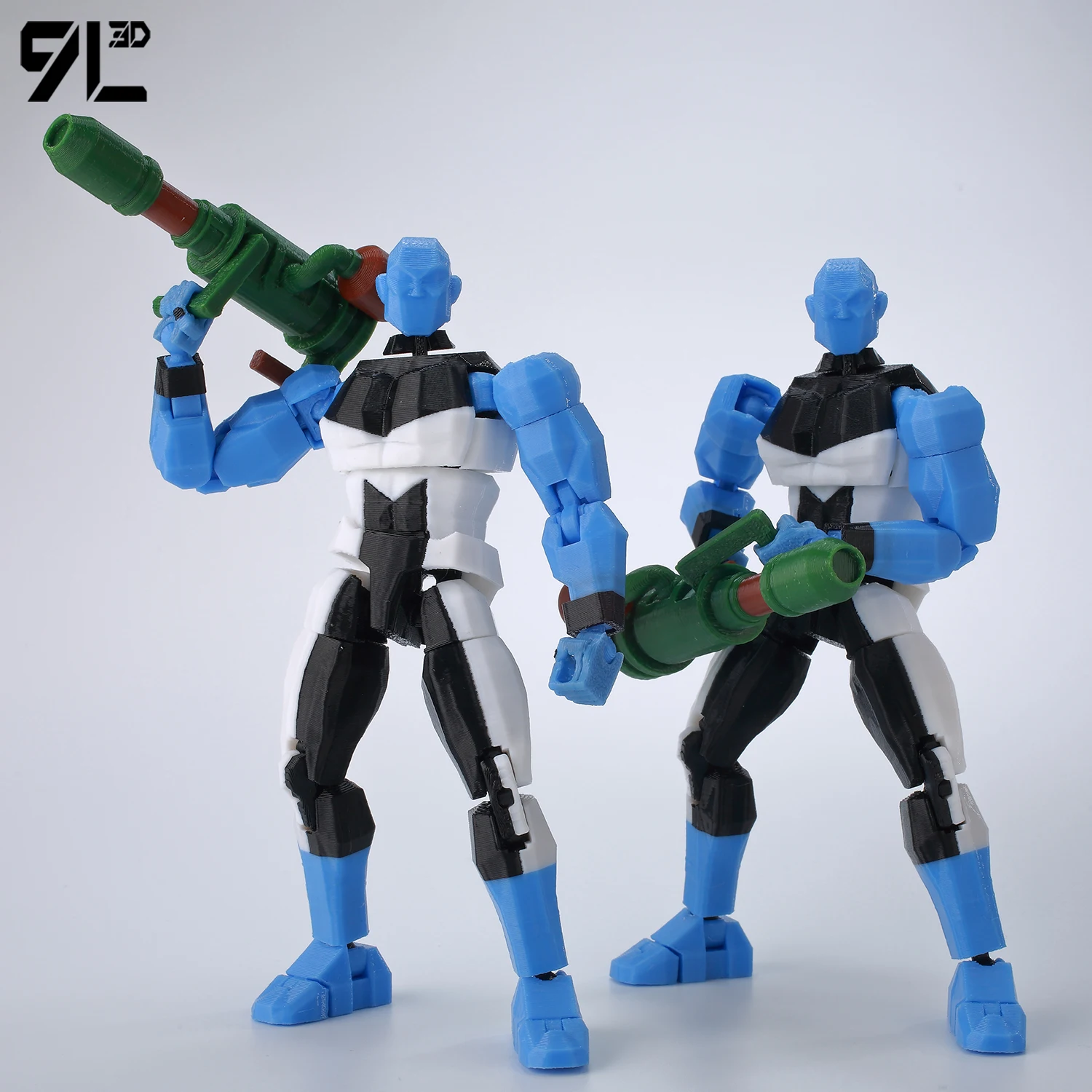 9L3D Lucky13 Moller Twins Heroes Action Figure Dummy13 With