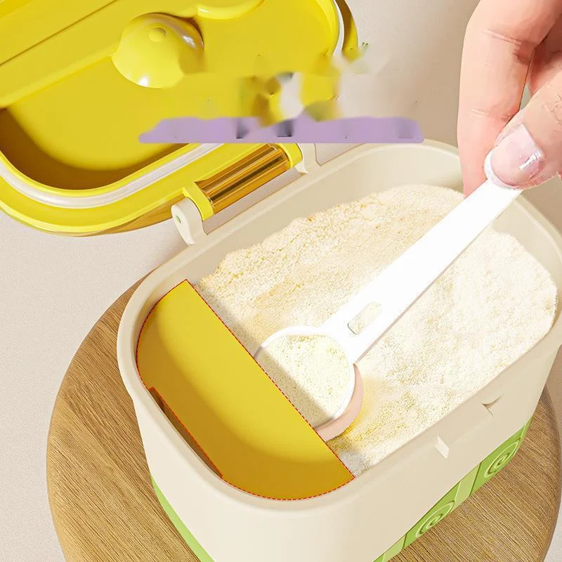 Baby Milk Powder Compartment Box Side Food Sealed Moisture-proof Storage Tank Portable Out
