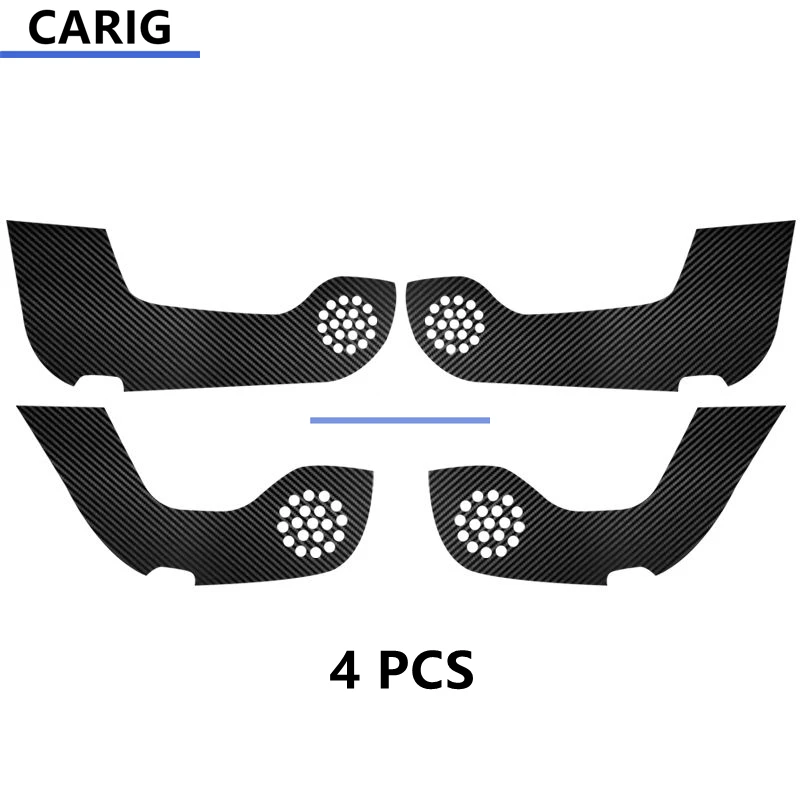 For GAC MOTOR TRUMPCHI GS5 19-21 Door Anti-kick Sticker Modified Carbon Fiber Interior Car Film Accessories Modification