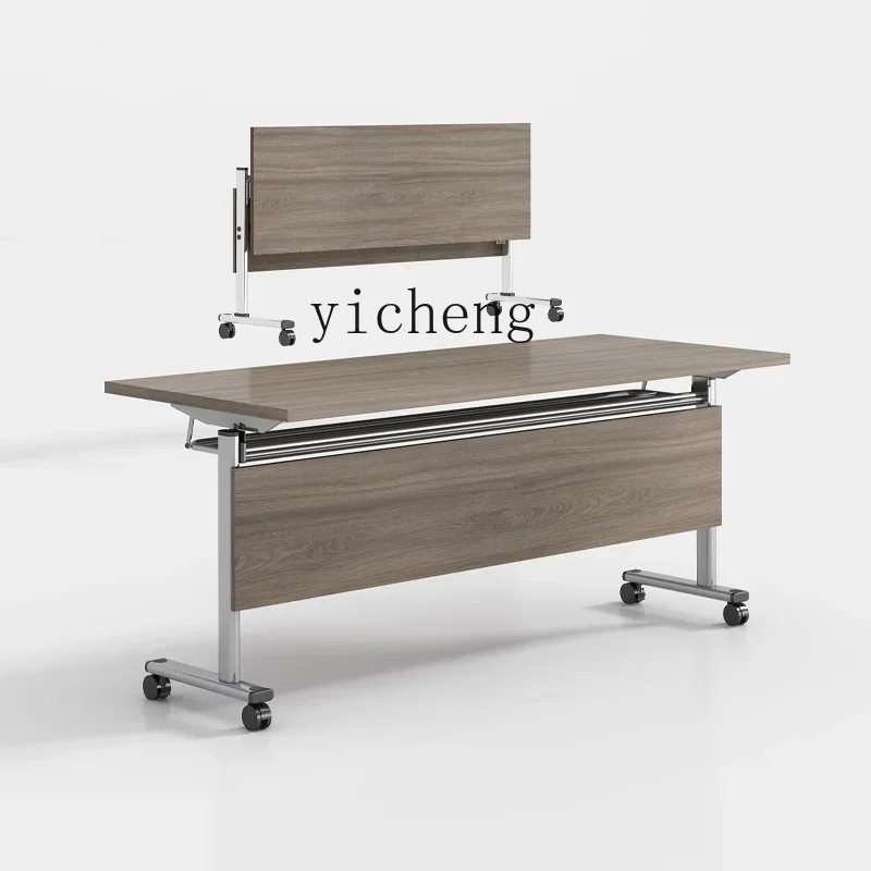 LYY  training table, conference table and chairs can be spliced and combined with wheeled mobile training institutions