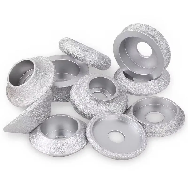 1Pc 73mm Vacuum Brazed Diamond Hand Profile Wheel Bore 20mm Dry Or Wet Grinding Disc For Marble Granite Quartz Ceramic