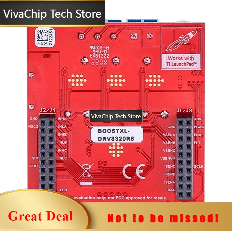 VivaChip TechBOOSTXL-DRV8320RS SPI Three-Phase Smart Gate Driver Evaluation Board Industrial-Grade For BLDC/PMSM Drives