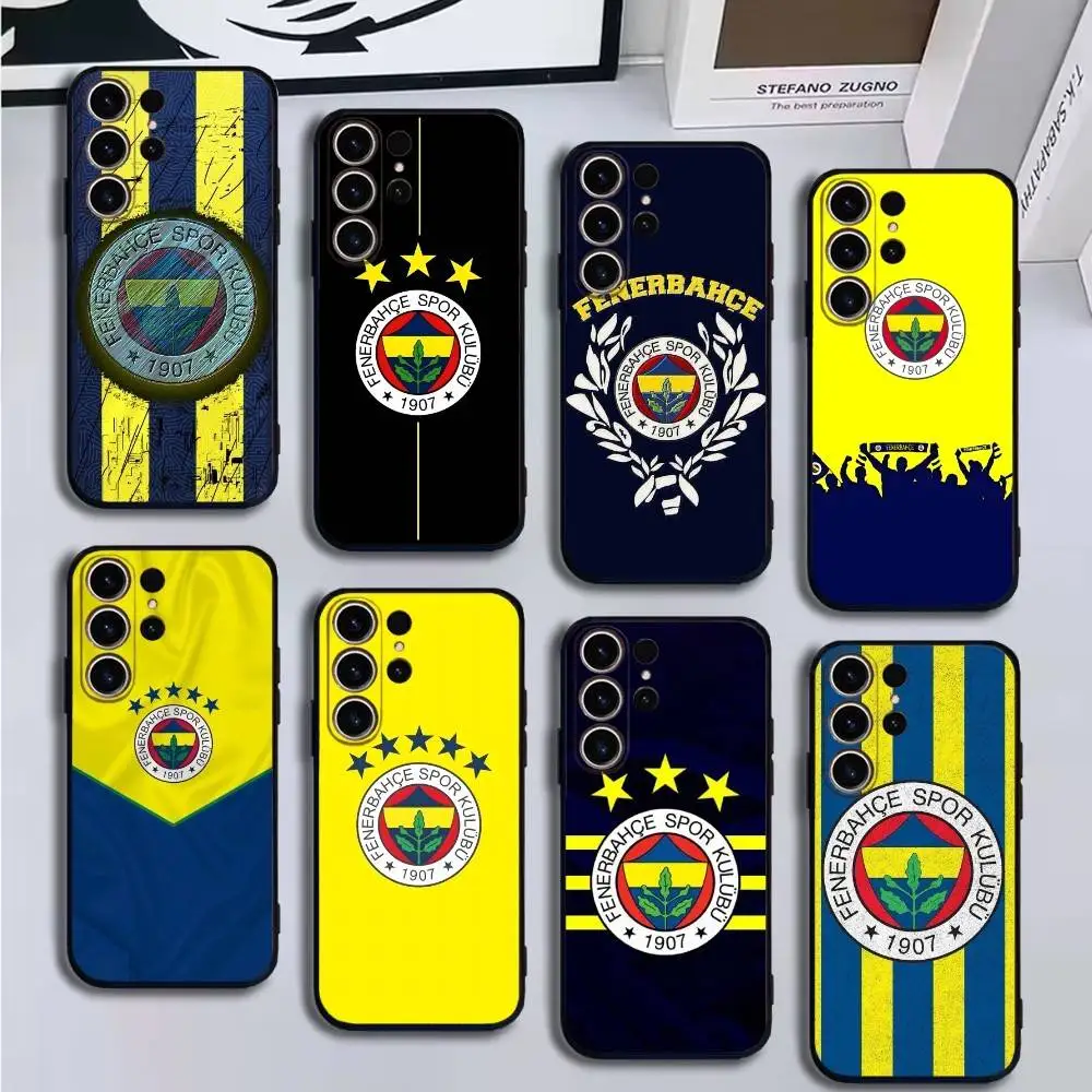 

1pc T-Turkey Fenerbahce-E Phone Case For SamsungS25,24,21,22,23,30,Ultra,20,Plus,Fe,Lite,Note,10,9,Soft Black Cover